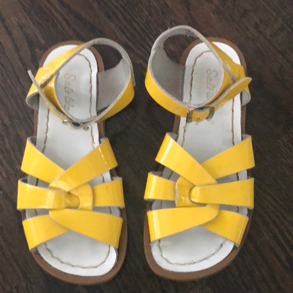 Salt Water Sandals by Hoy Toddler Girls Yellow 12